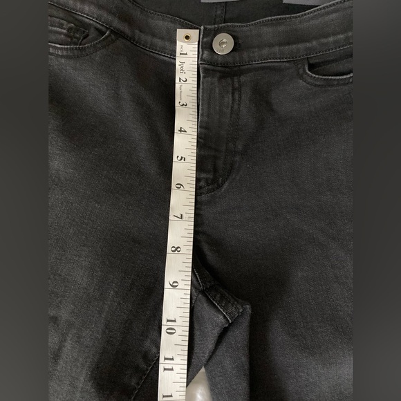 J Jill 12 petite washed black 5 pockets leggings - Picture 3 of 10